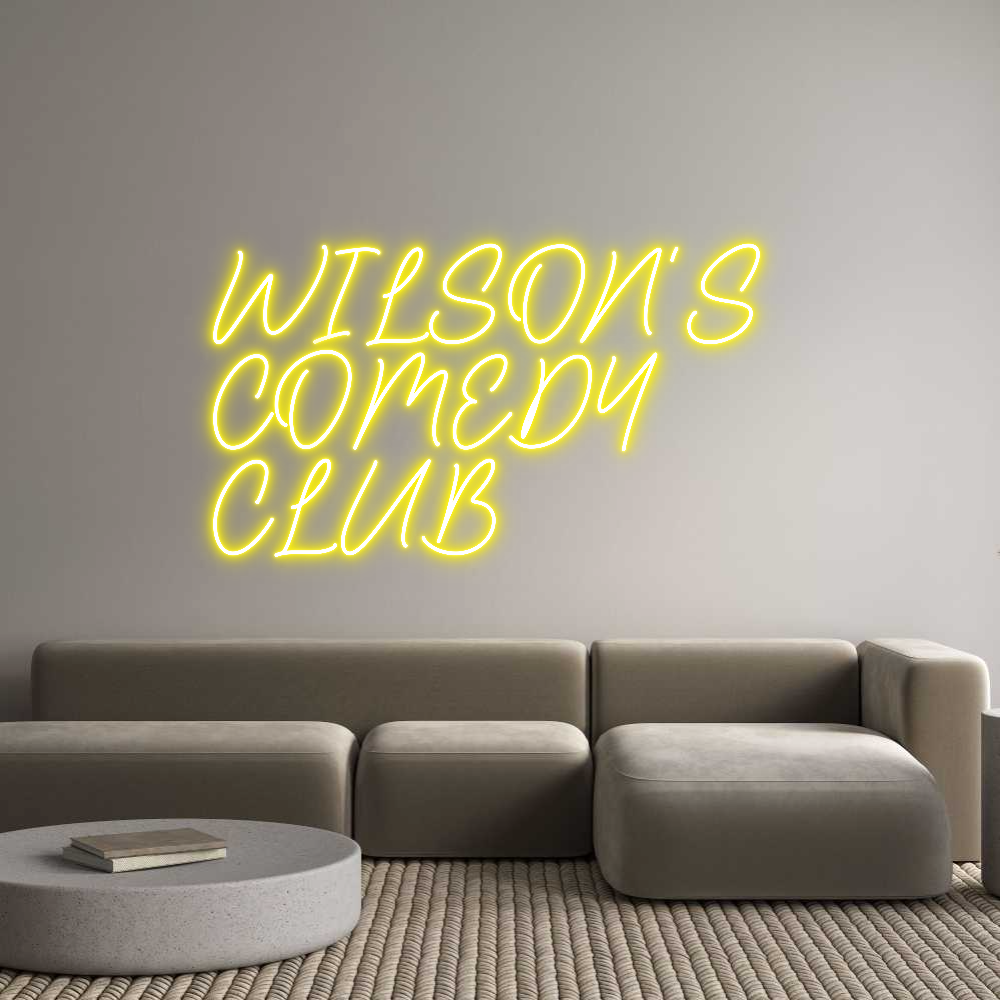 Custom Neon Sign Online Editor WILSON'S 
CO...