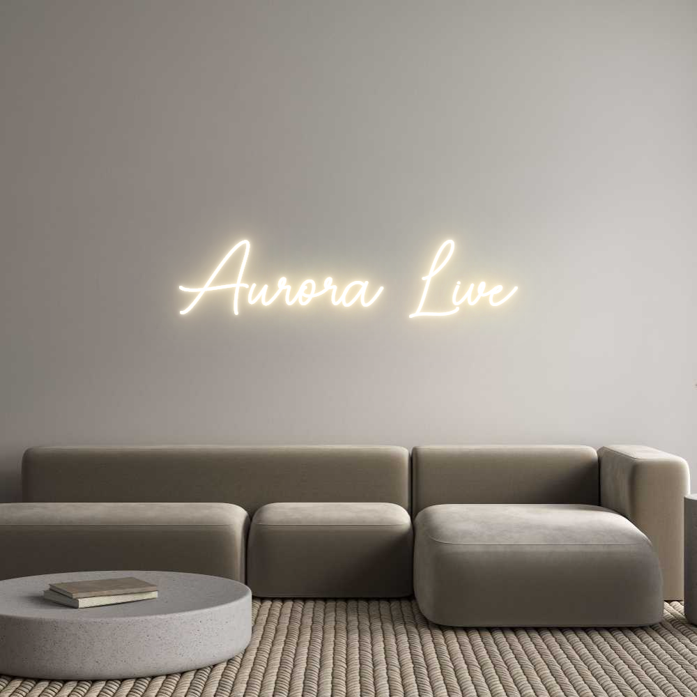 Custom Neon Sign Online Editor Aurora Live