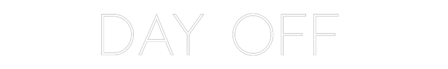 Custom Neon Sign Online Editor Day off