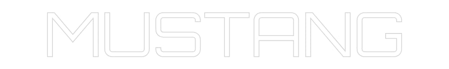 Egendefinert Neon Sign Online Editor MUSTANG