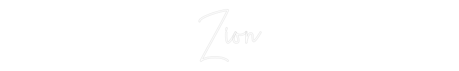 Custom Neon Sign Online Editor Zion