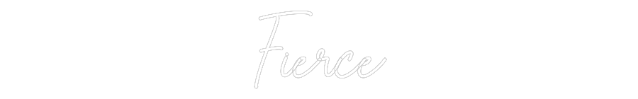Custom Neon Sign Online Editor Fierce