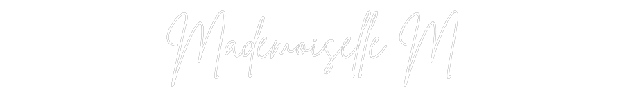 Custom Neon Sign Online Editor Mademoiselle M
