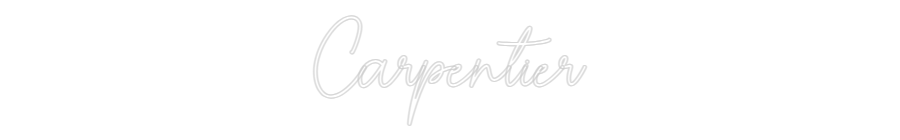 Custom Neon Sign Online Editor Carpentier