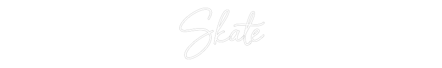 Custom Neon Sign Online Editor Skate