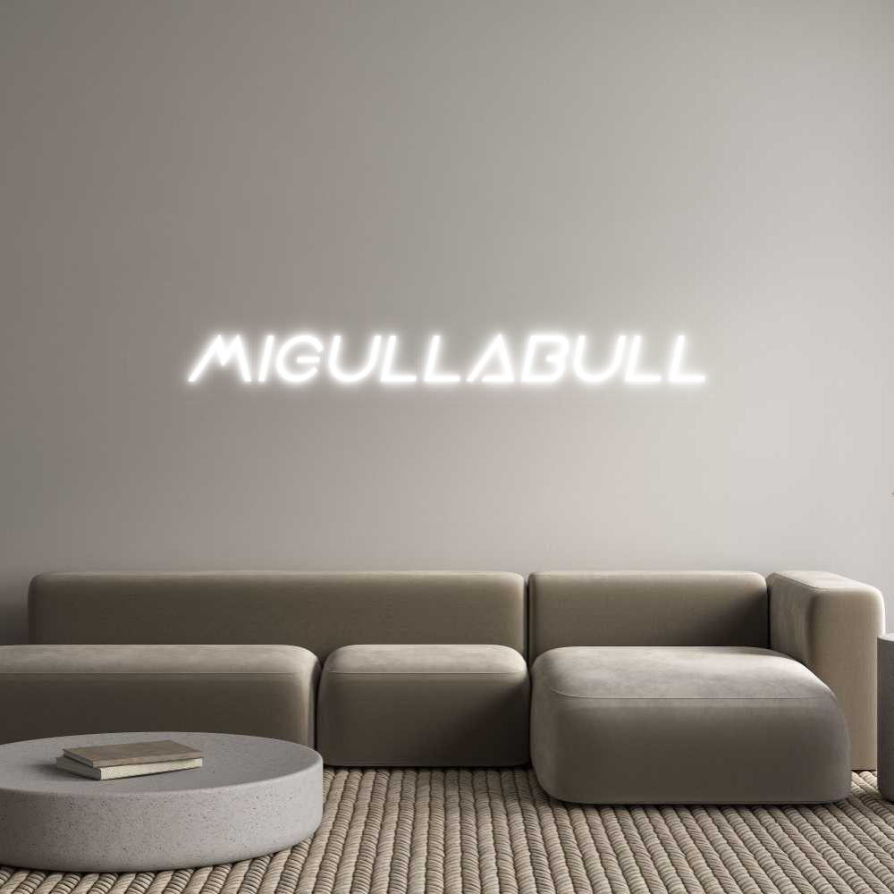 Custom Neon Sign Online Editor Migullabull