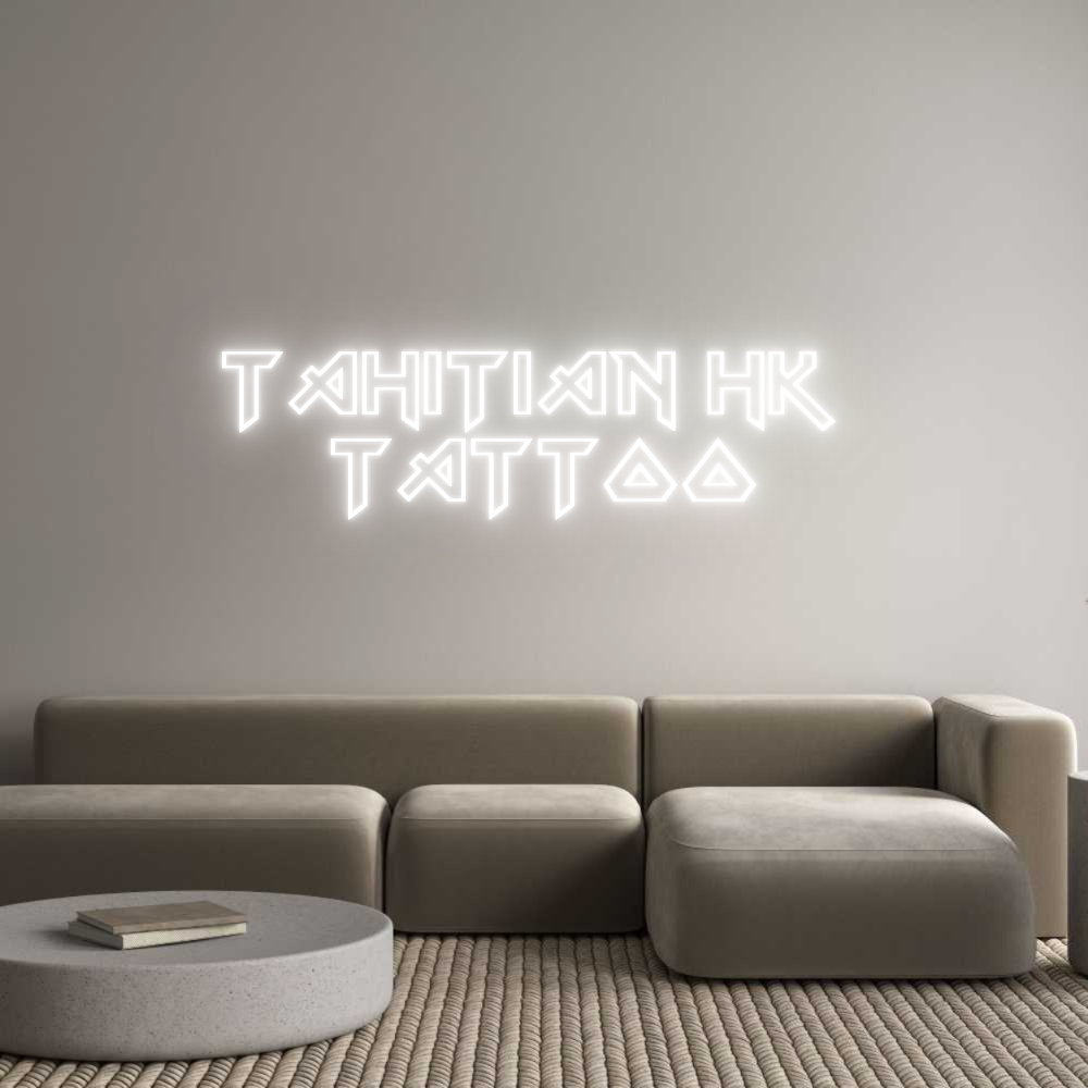 Custom Neon Sign Online Editor TAHITIAN HK ...