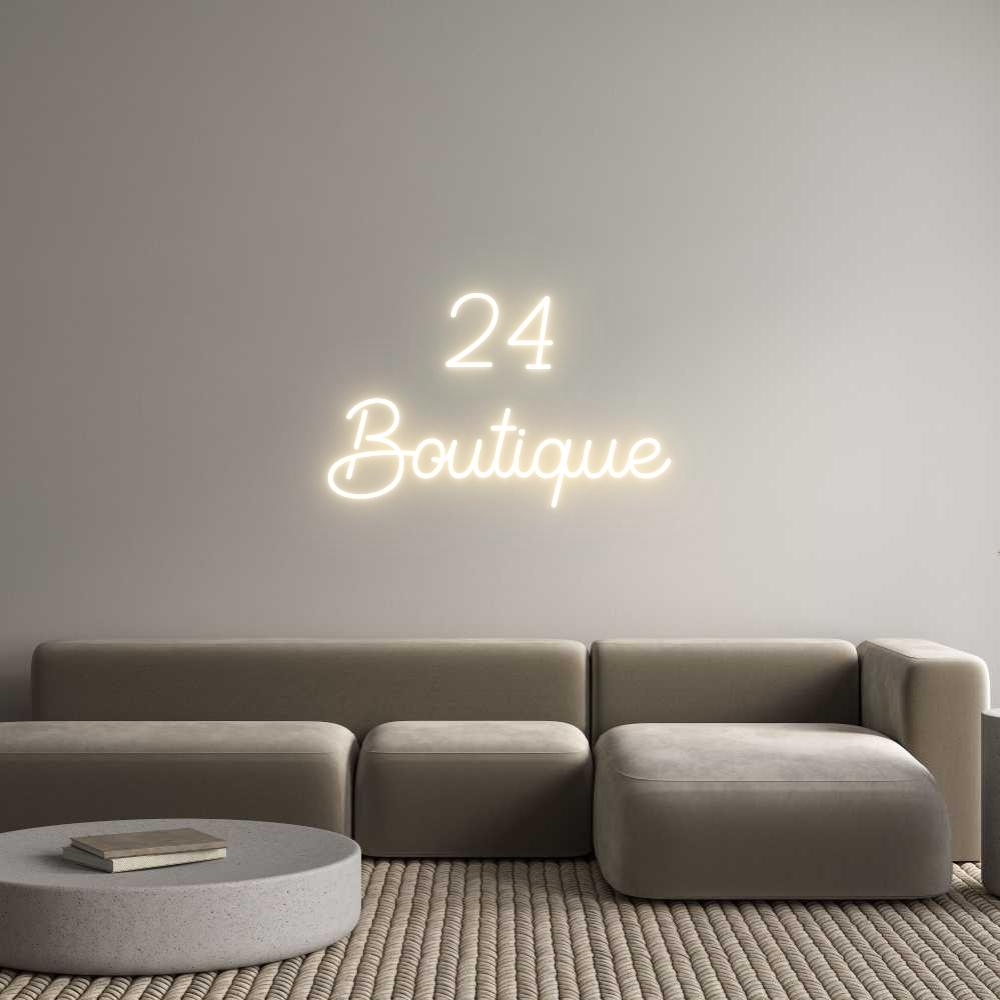 Custom Neon Sign Online Editor 24
Boutique