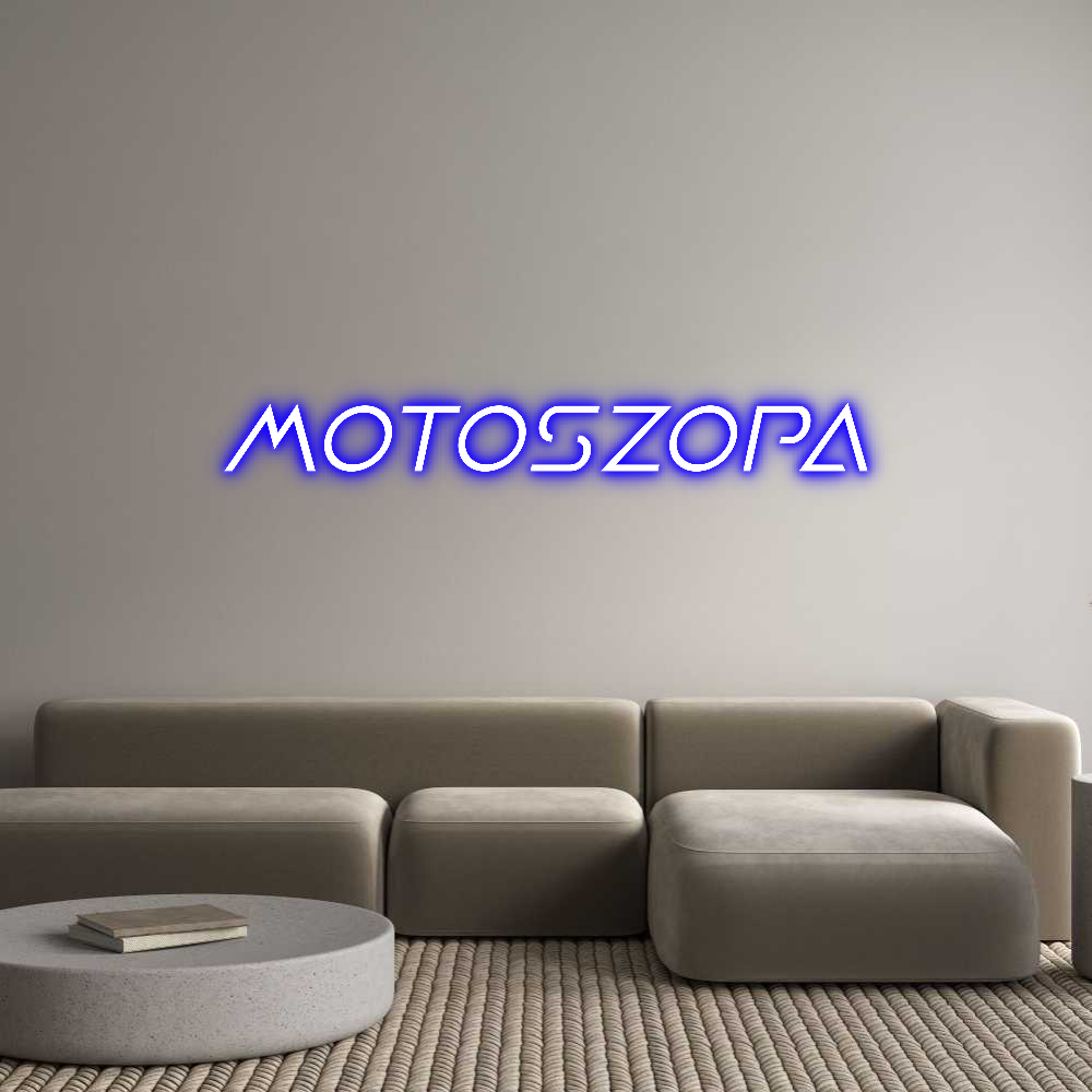 Custom Neon Sign Online Editor MOTOSZOPA