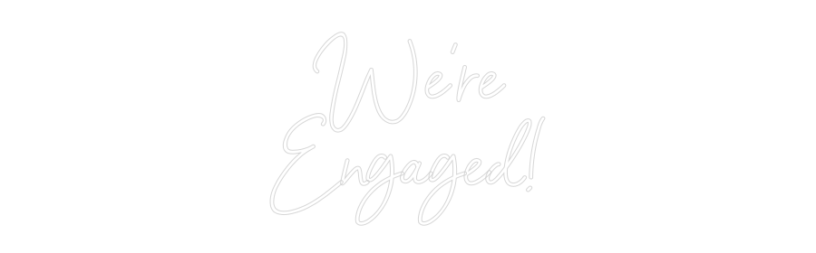 Custom Neon Sign Online Editor Vi er
Forlovet!