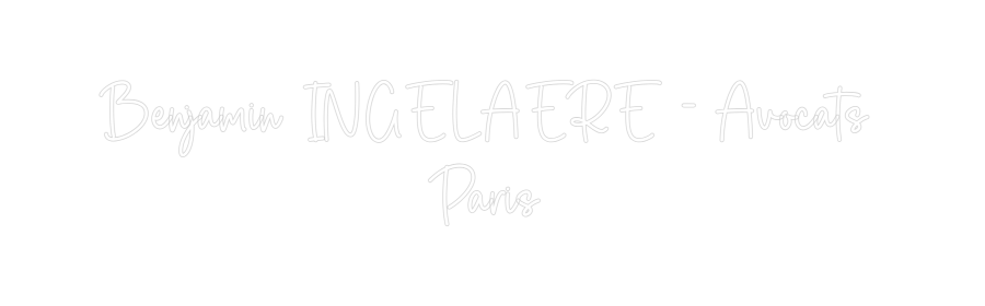 Editor on-line de letreiros de neon personalizados Benjamin INGE...