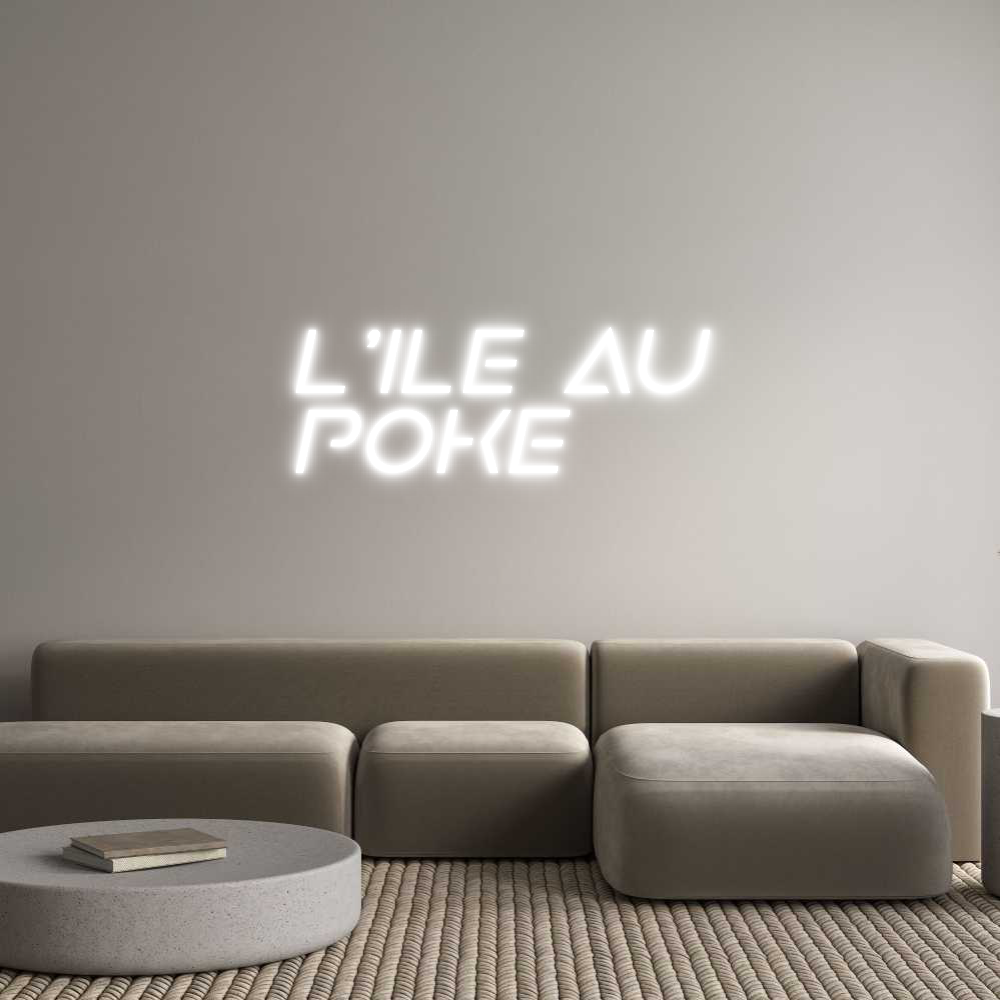 Custom Neon Sign Online Editor L'iLE AU
STIKKE