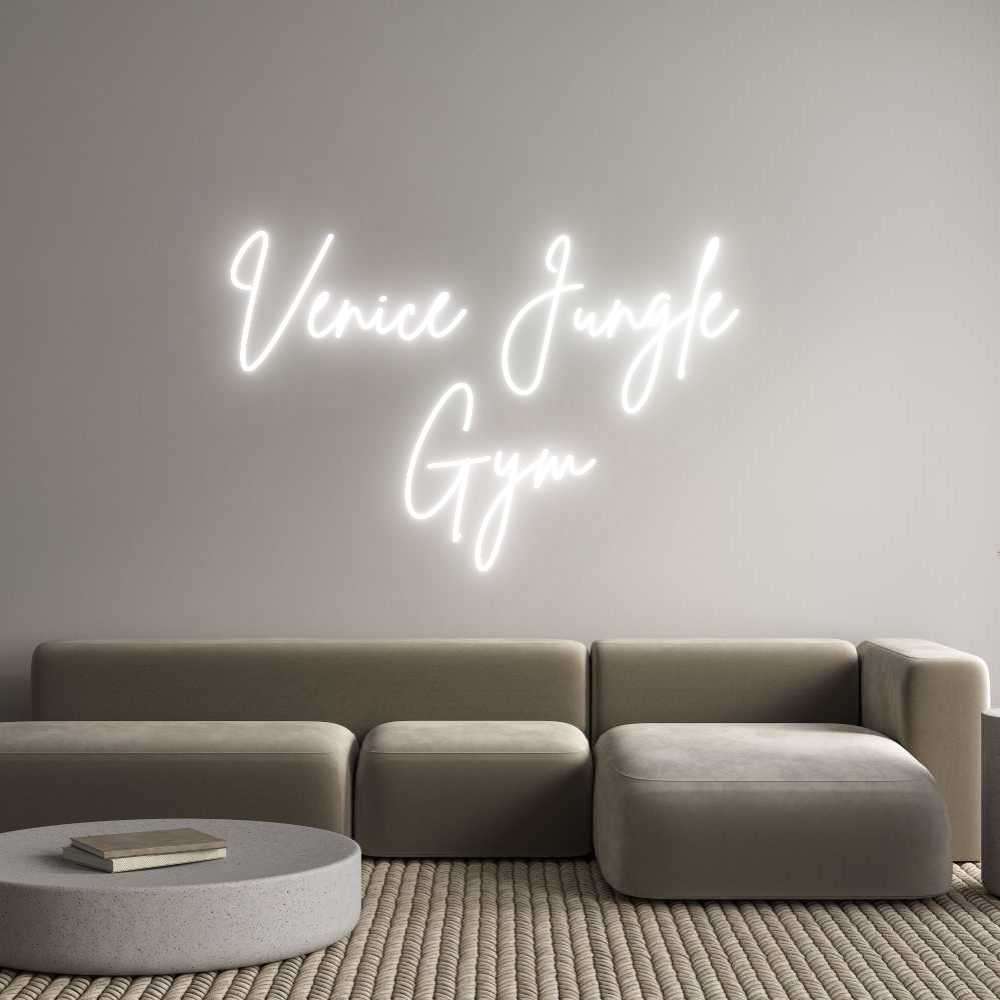 Custom Neon Sign Online Editor Venice Jungle...