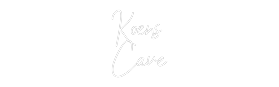 Custom Neon Sign Online Editor Koens
Cave