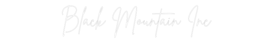 Custom Neon Sign Online Editor Black Mountai...