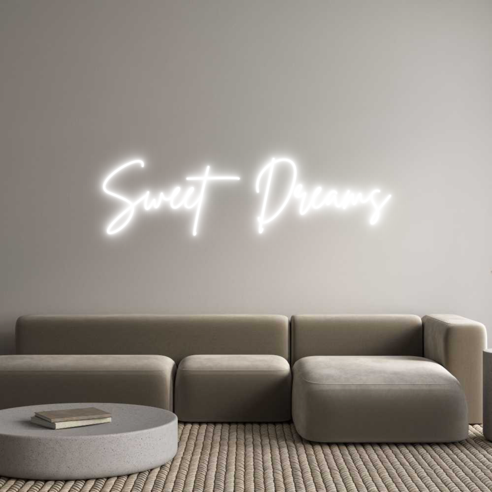 Custom Neon Sign Online Editor Sweet Dreams