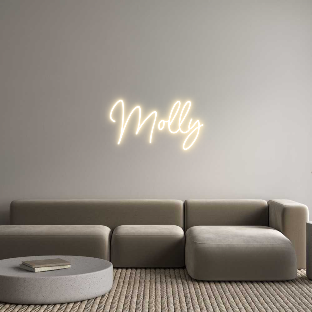 Custom Neon Sign Online Editor Molly
