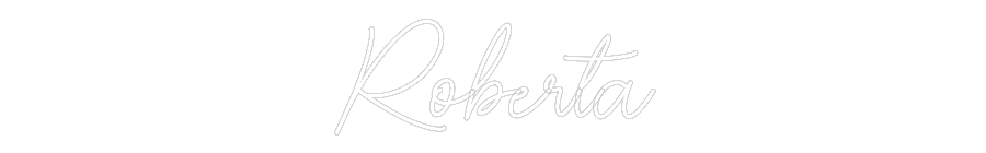 Custom Neon Sign Online Editor Roberta