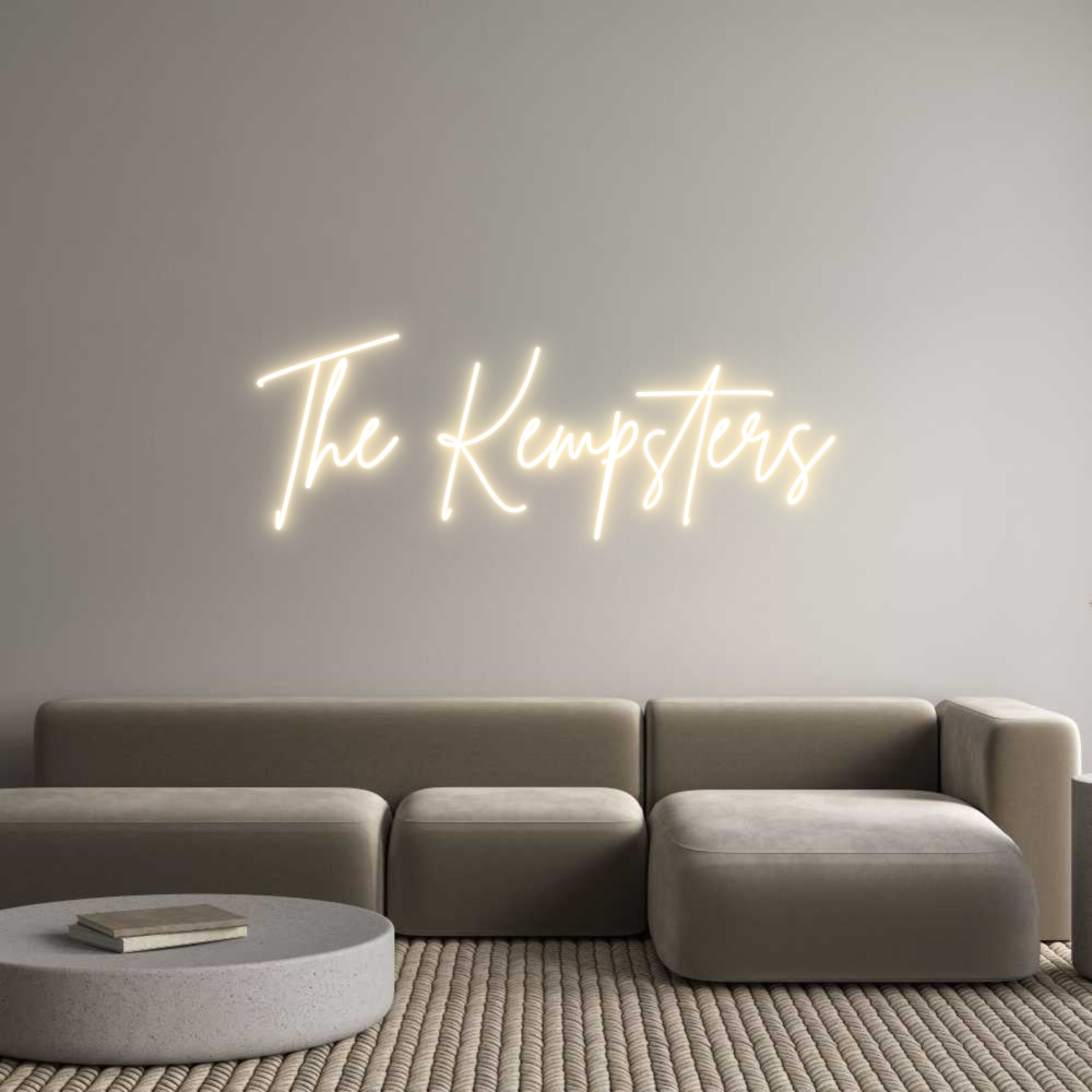 Custom Neon Sign Online Editor The Kempsters