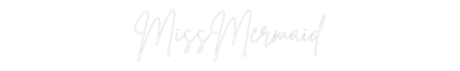 Custom Neon Sign Online Editor MissMermaid