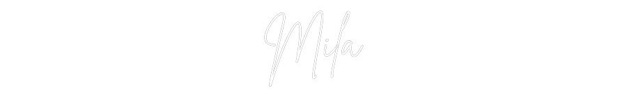 Custom Neon Sign Online Editor Mila