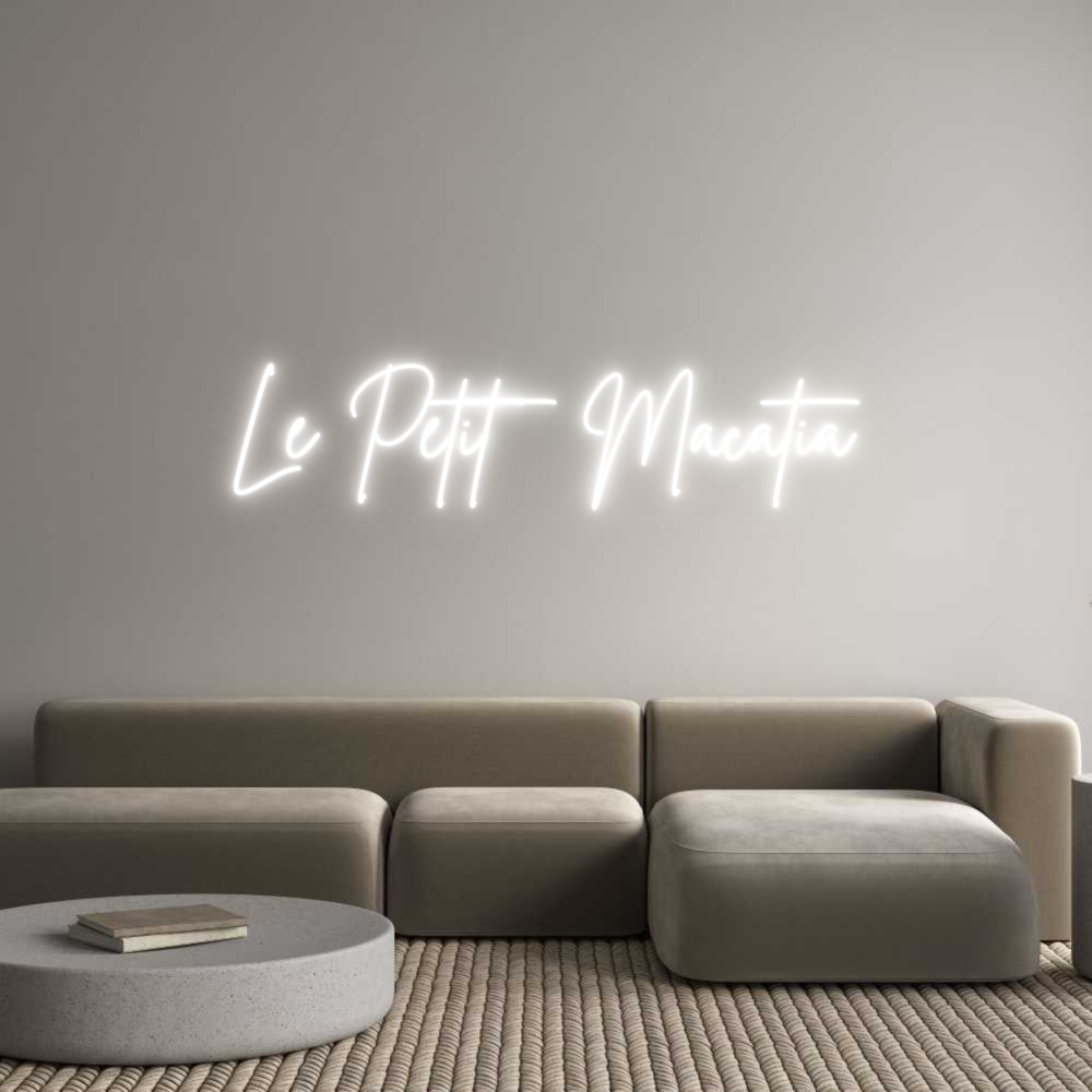 Custom Neon Sign Online Editor Le Petit Maca...