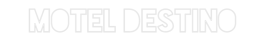 Custom Neon Sign Online Editor motel destino
