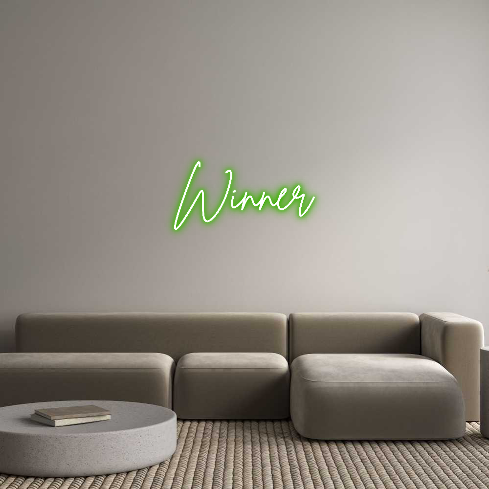 Custom Neon Sign Online Editor Winner