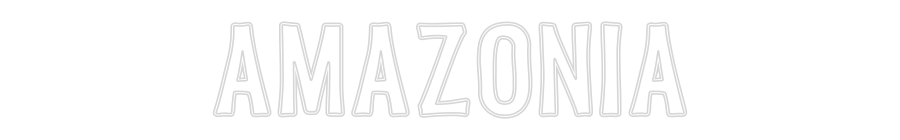Custom Neon Sign Online Editor AMAZONIA