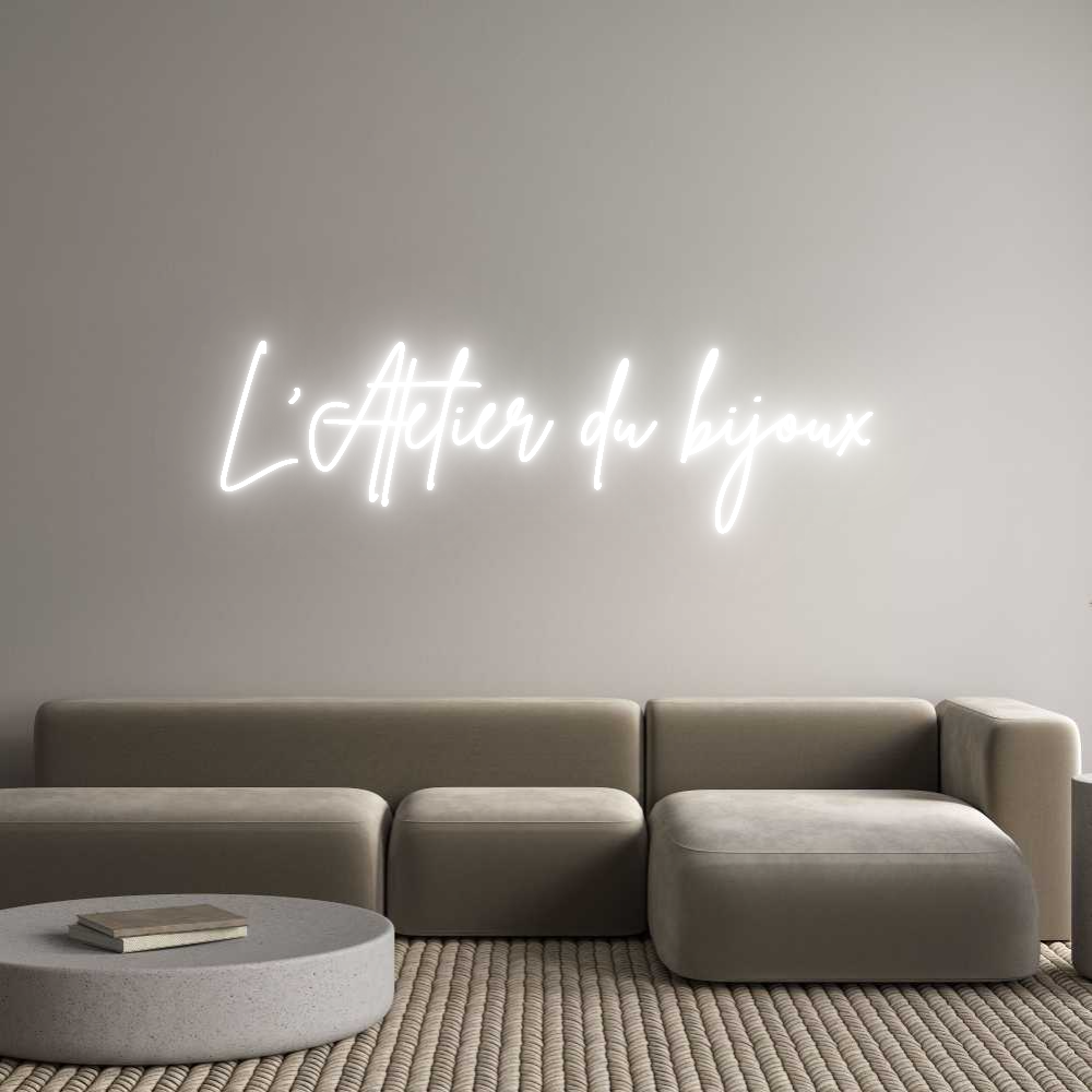 Custom Neon Sign Online Editor L'Atelier du ...