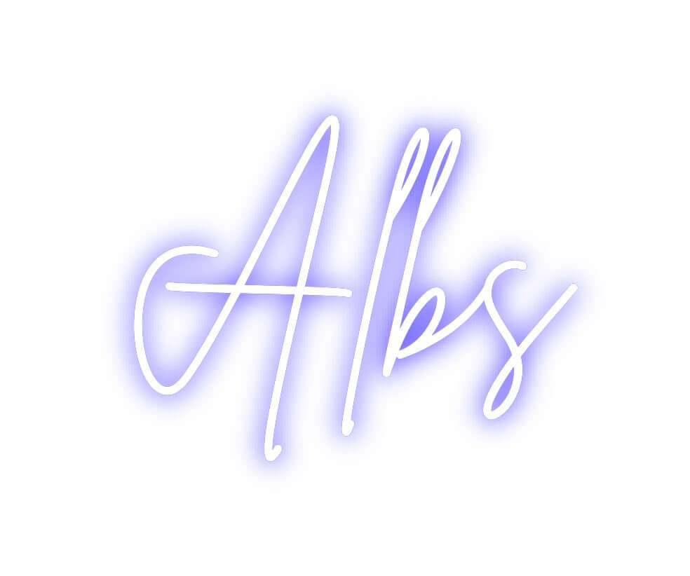 Custom Neon Sign Online Editor Albs