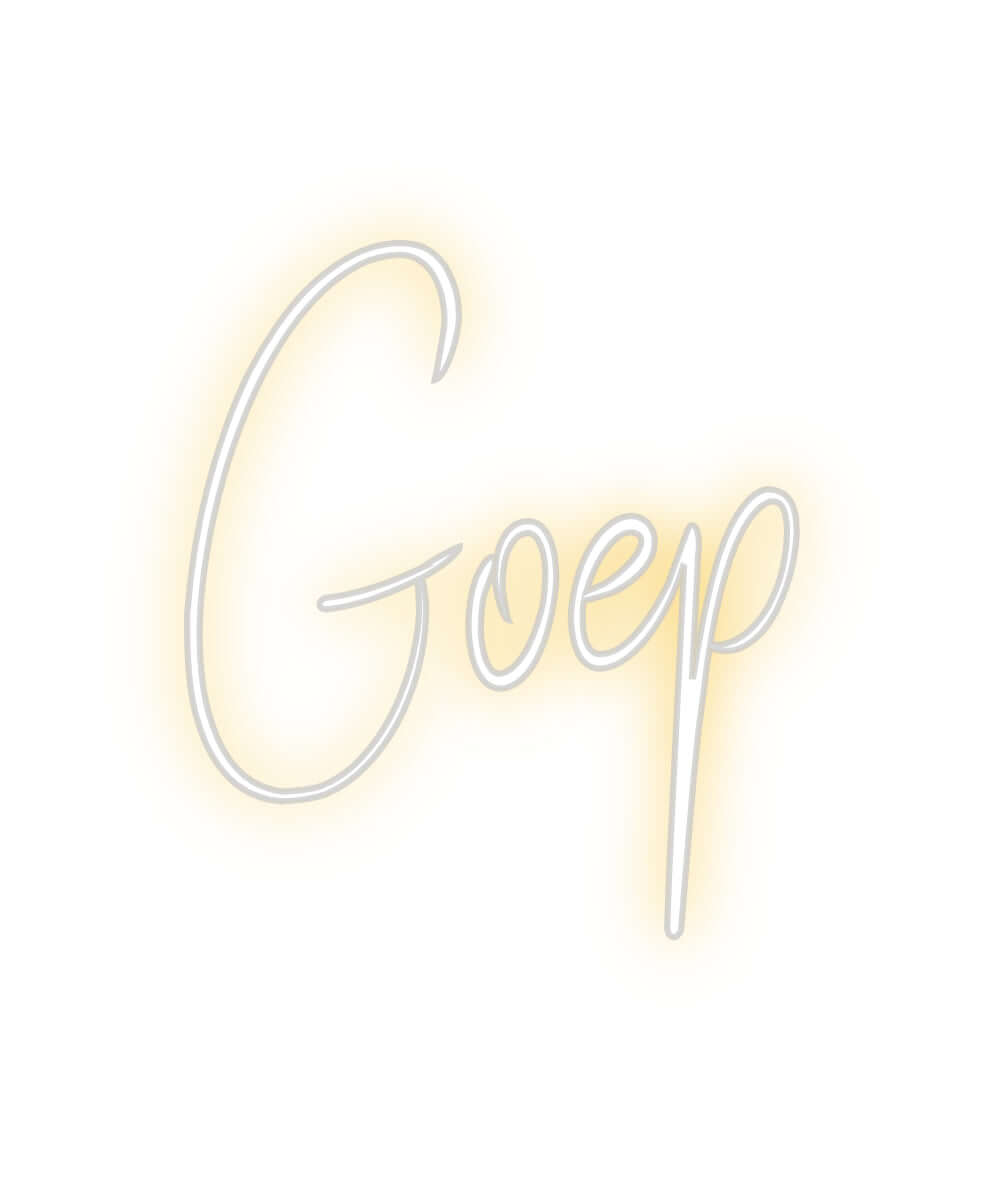 محرر إشارة النيون المضاء بخلفية مخصصة عبر الإنترنت Goep