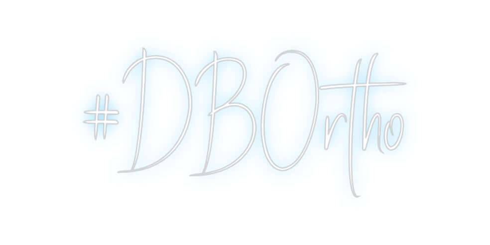 Custom Neon Sign Online Editor #DBortho