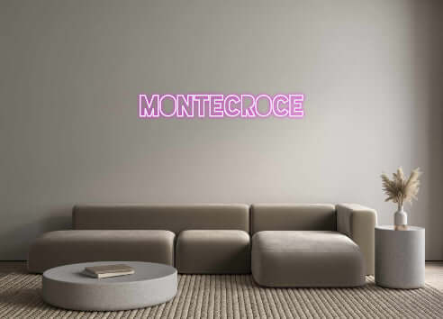 Custom Backlit Neon Sign Online Editor MONTECROCE