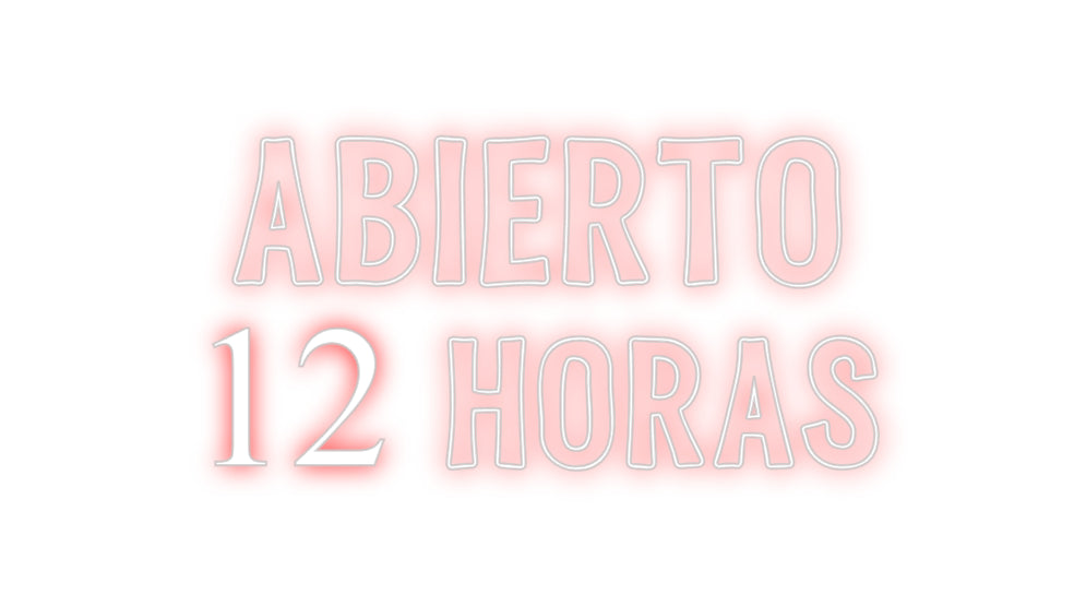 Custom Neon Sign Online Editor ABIERTO
12 ...