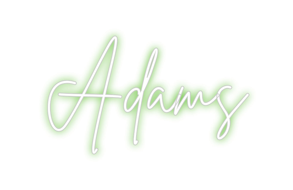 Custom Neon Sign Online Editor Adams