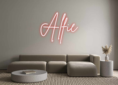 Editor online di insegne al neon personalizzate Alfie