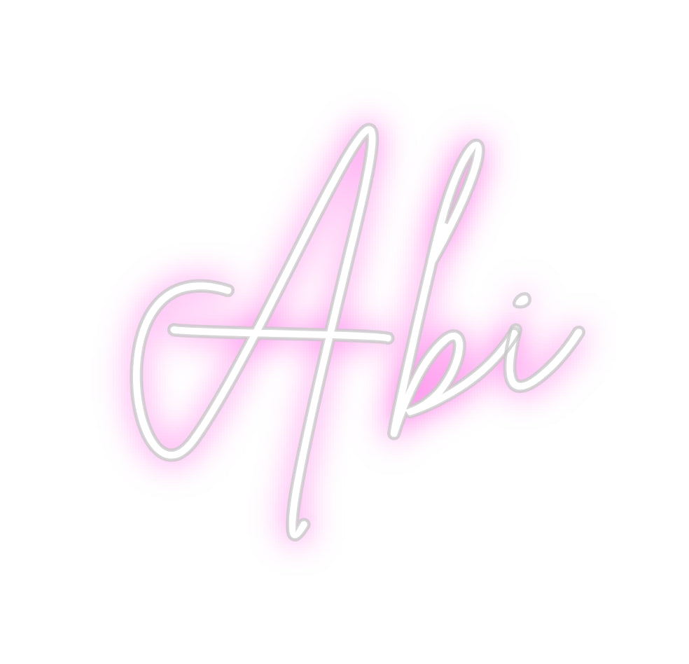 Custom Neon Sign Online Editor Abi