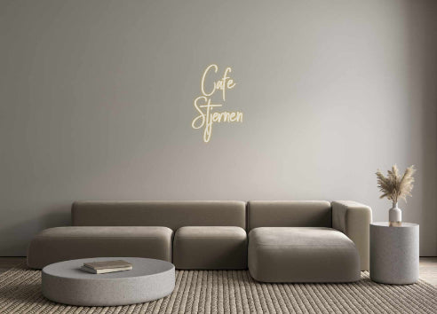 Custom Back Lit Neon Sign Online Editor Cafe
Stjernen