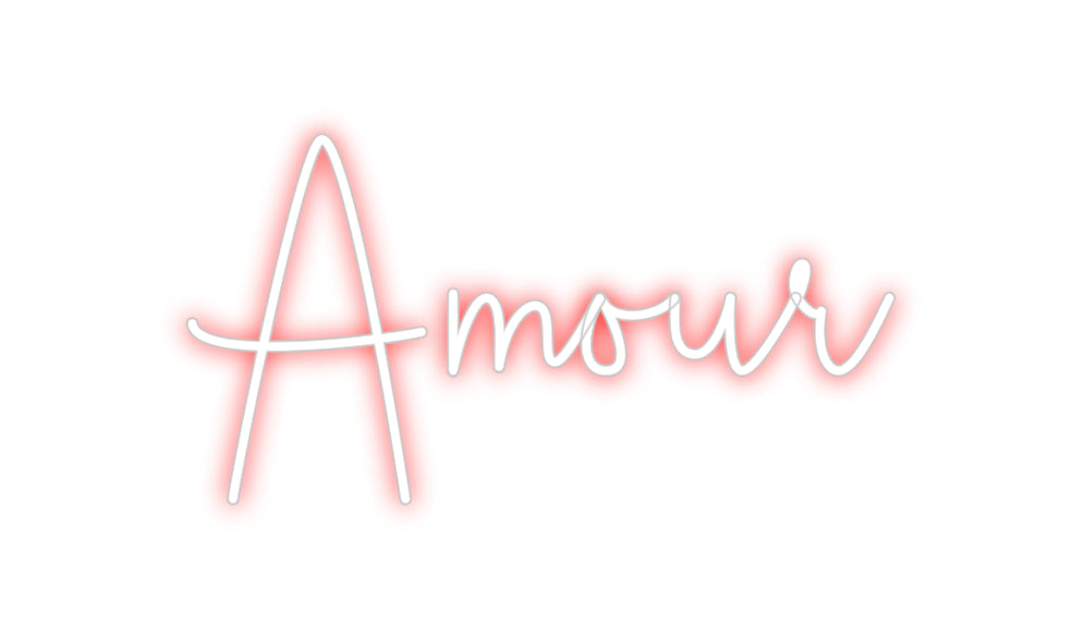 Custom Neon Sign Online Editor Amour