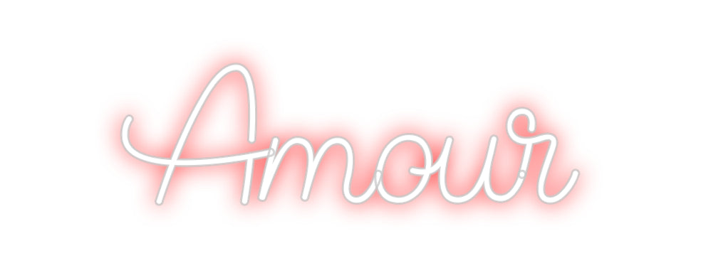 Custom Neon Sign Online Editor Amour