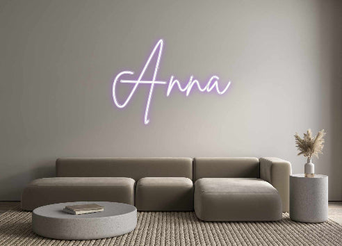 Custom Neon Sign Online Editor Anna