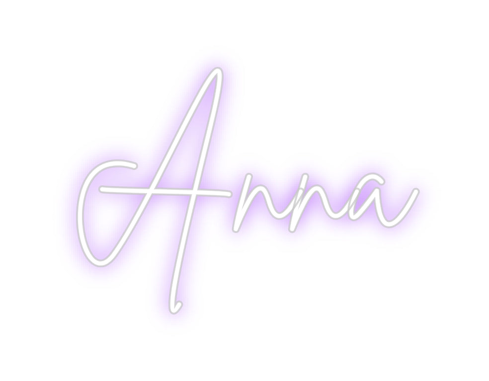 Custom Neon Sign Online Editor Anna