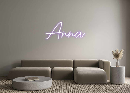 Custom Neon Sign Online Editor Anna