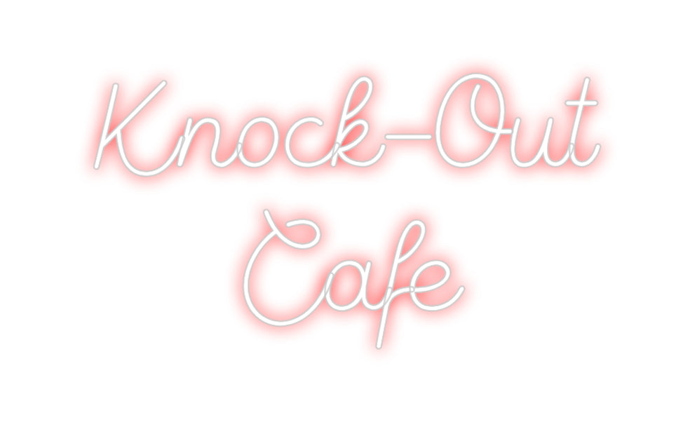 Custom Backlit Neon Sign Online Editor Knock-Out
 ...