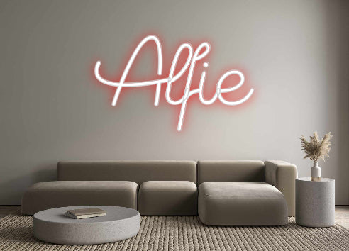 Editor online di insegne al neon personalizzate Alfie