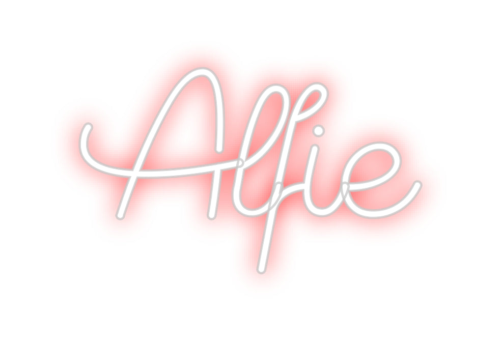 Editor online di insegne al neon personalizzate Alfie