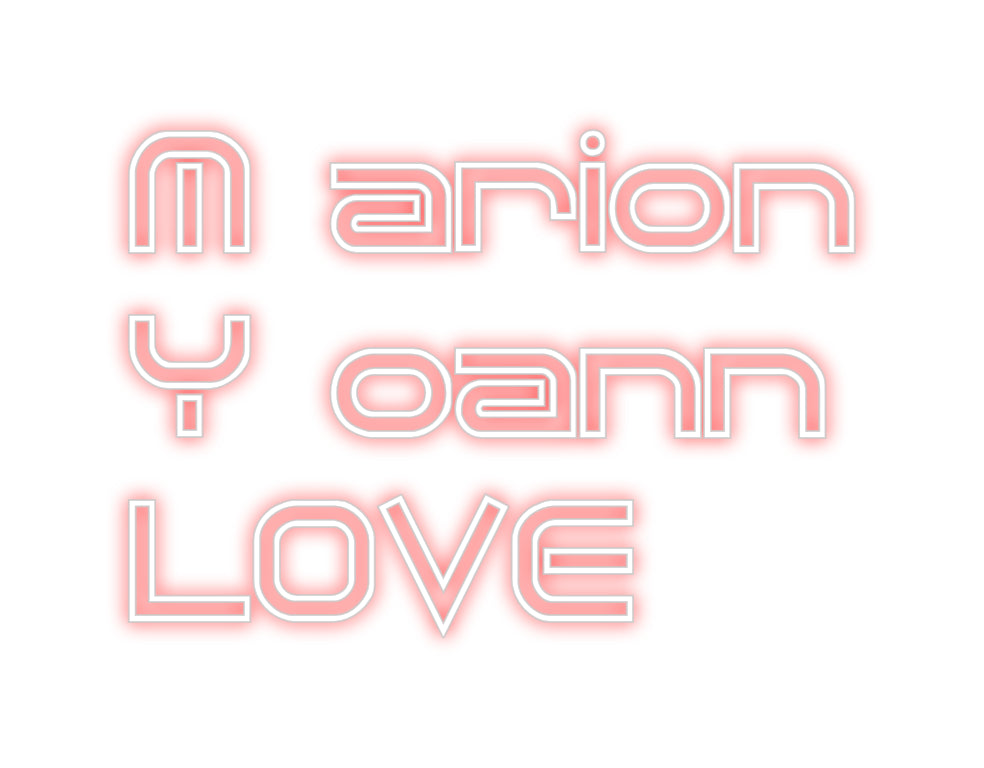 Custom Backlit Neon Sign Online Editor M arion
Åh...