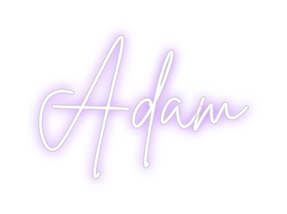 Custom Neon Sign Online Editor Adam