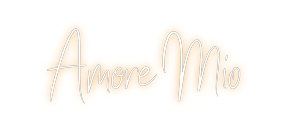 Custom Neon Sign Online Editor Amore Mio